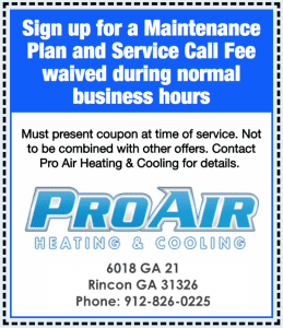 HVAC Coupons, Specials & Deals | Pro Air Heating and Cooling
